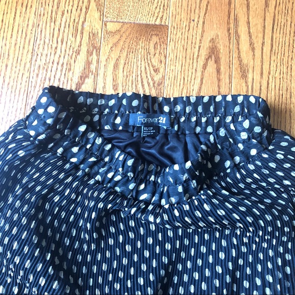 Forever 21 Black and Beige Polka Dots Ballet Skirt - Picture 2 of 3
